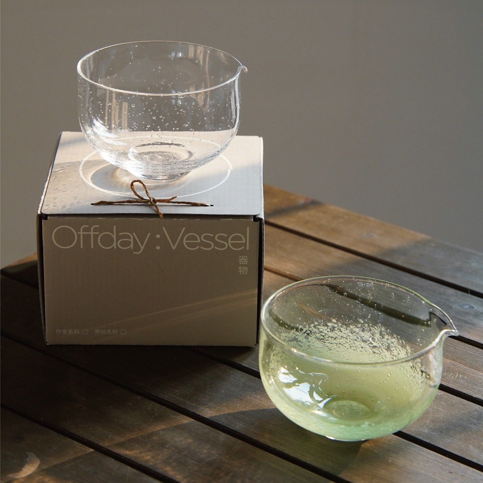 Clear Glass Matcha Bowl