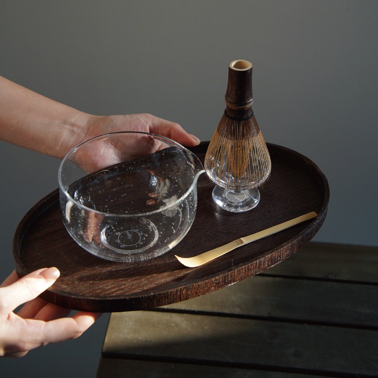 Clear Glass Matcha Bowl